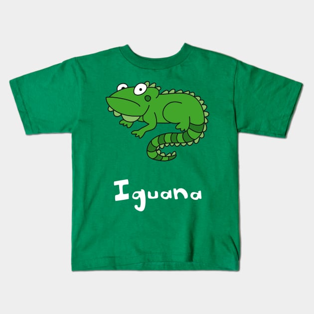 Iguana Kids T-Shirt by ptdoodles